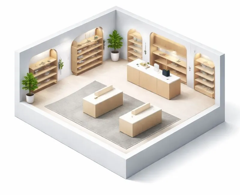 3D Store Concept - Immersive Shopping Experience